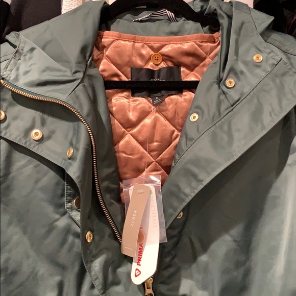 J.Crew Satin Nylon Jacket w/Removable Liner - Picture 7 of 13